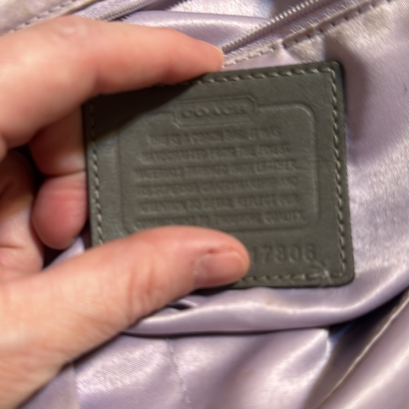 Silver Coach purse - Picture 7 of 7